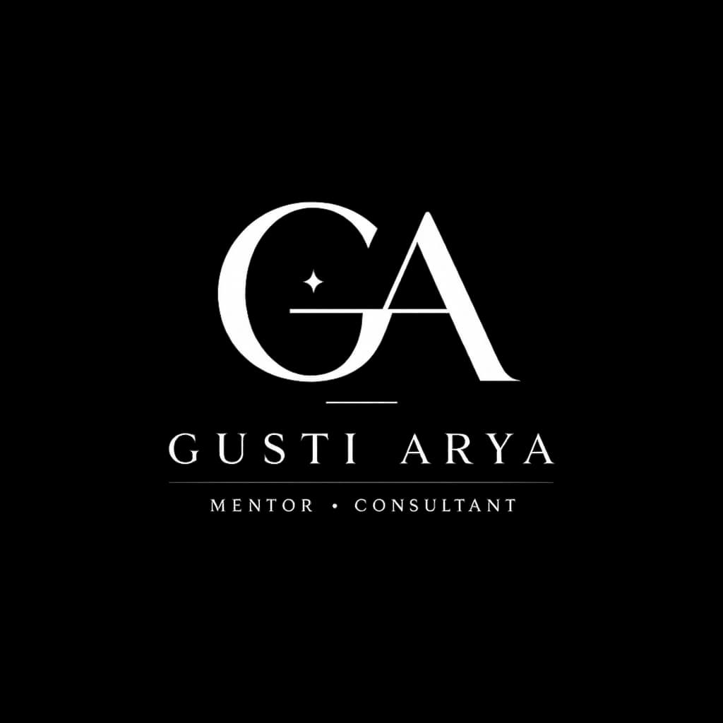 Gusti Arya personal brand logo